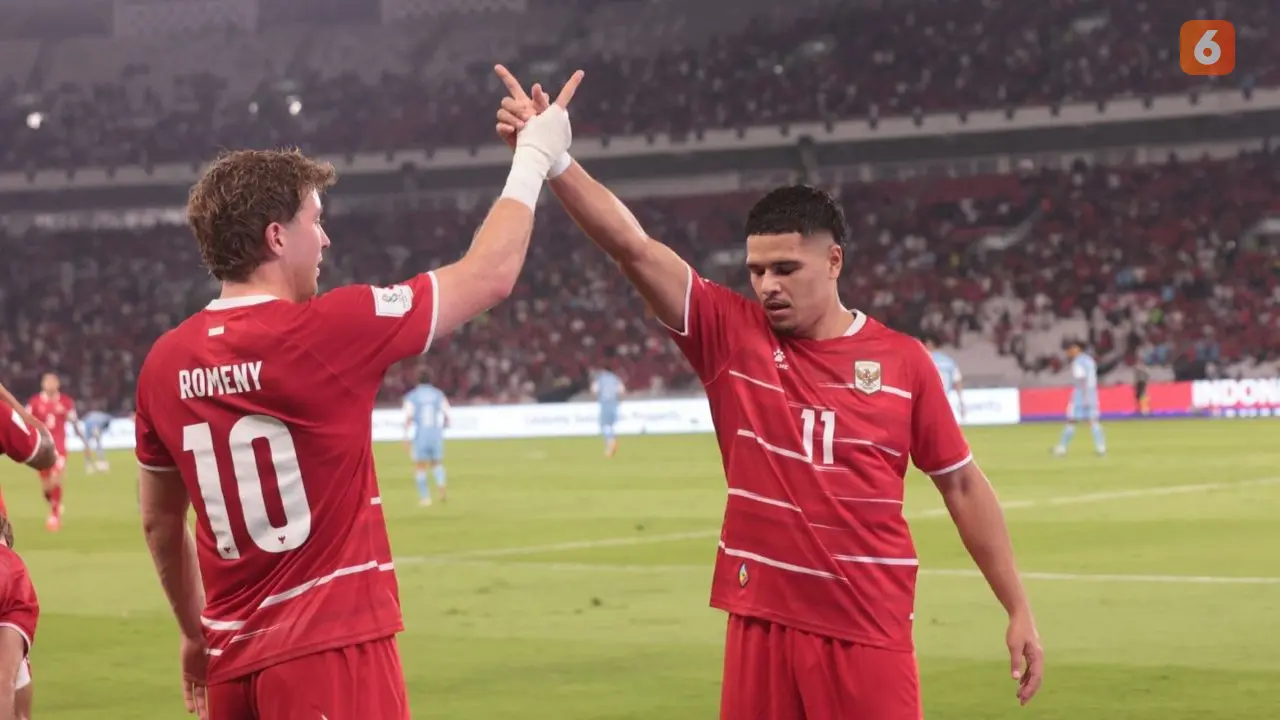 Ragnar, Romeny, dan Vickery Jadi Bintang saat Indonesia Tekuk Singapura 2-0