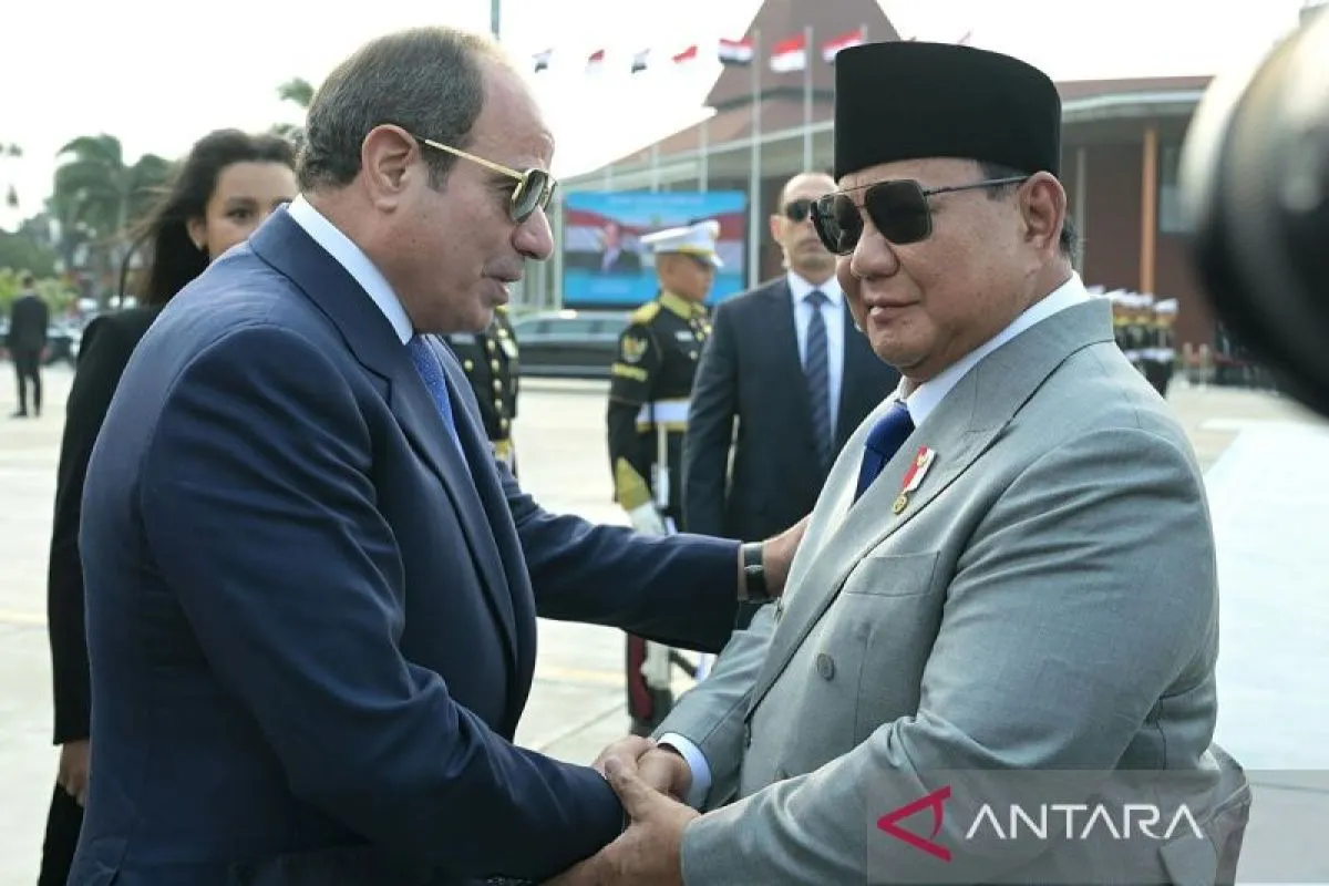 Prabowo Antar Kepulangan Presiden Mesir el-Sisi, Pererat Hubungan Persahabatan Indonesia dan Mesir